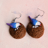 Nesting Birds earrings