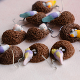 Nesting Birds earrings