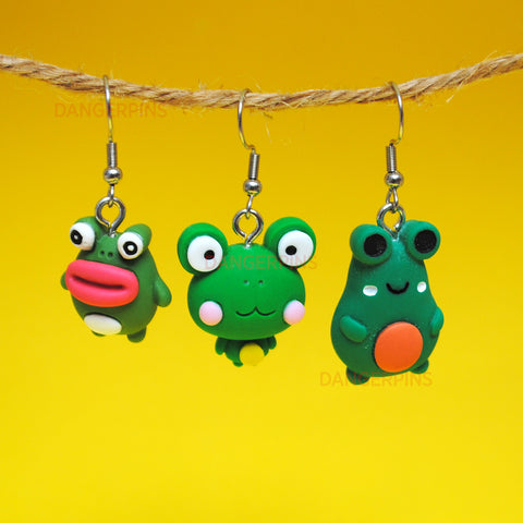 Weirdo Frogs earrings