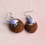 Nesting Birds earrings