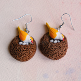 Nesting Birds earrings