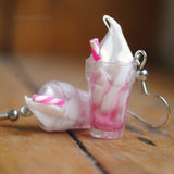 Fruity smoothie floats earrings