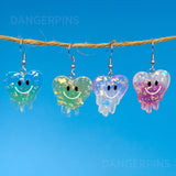 Melty Sparklehearts earrings