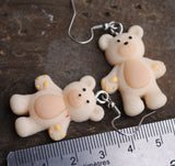 Large Gentle pastel Bears earrings