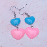 Candy Heart Drops earrings