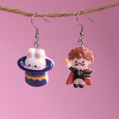 Abracadabra Magician Earrings