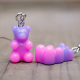 Candy Gradient Gummy bear earrings