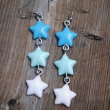 Candy Star cascades earrings