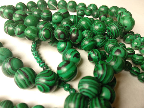 Loose resin swirl style beads 2mm to 12mm