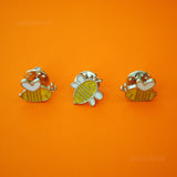 Set of 3 small Bee pins