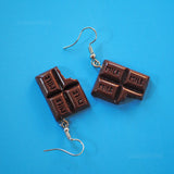 Milk Chocolate bar earrings