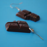 Milk Chocolate bar earrings