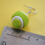 Tennis ball earrings