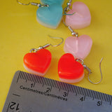 Simple Candy Hearts earrings