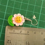 Happy Flowers earrings - cute kawaii