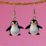 Happy cute Penguin earrings