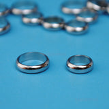 Set of 20 Minimal steel hair rings / rings - viking beard braid