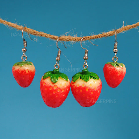 Strawberry earrings