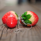 Strawberry earrings