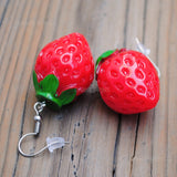 Two tone Strawberry earrings