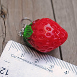 Two tone Strawberry earrings