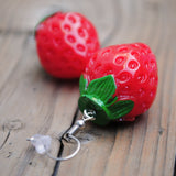 Two tone Strawberry earrings