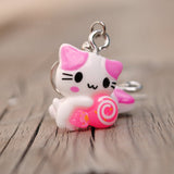 Small Cat Kitten candy guardians earrings