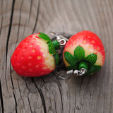 Strawberry earrings