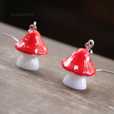 Mini Magical Mushroom earrings