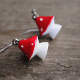 Mini Magical Mushroom earrings