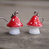 Mini Magical Mushroom earrings