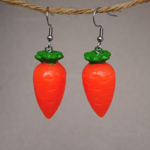 Chunky tasty Carrot earrings