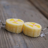 Chunky Banana slice earrings