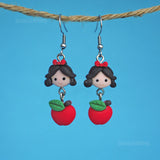 Lovely Apple Girl earrings