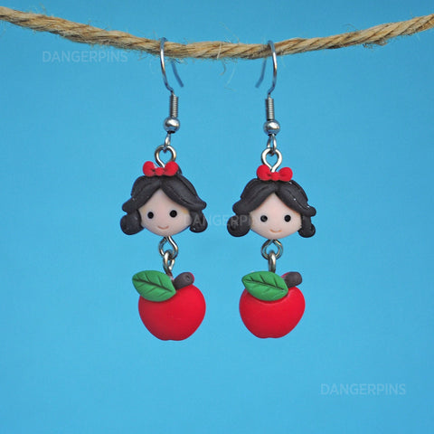 Lovely Apple Girl earrings