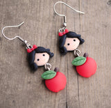 Lovely Apple Girl earrings