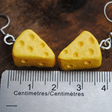 Stinky posh cheese wedge earrings