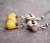 Cheeky Monkey banana rascals earrings