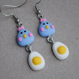 Chicken & Egg earrings