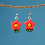 Lovely garden flowers earrings