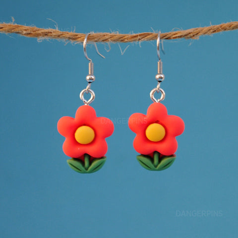 Lovely garden flowers earrings