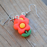 Lovely garden flowers earrings