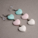 Pastel heart whispers earrings