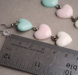 Pastel heart whispers earrings