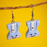 Happy as can be Pencil sharpeners earrings