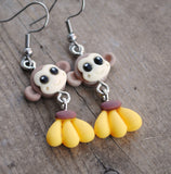 Cheeky Monkey banana rascals earrings