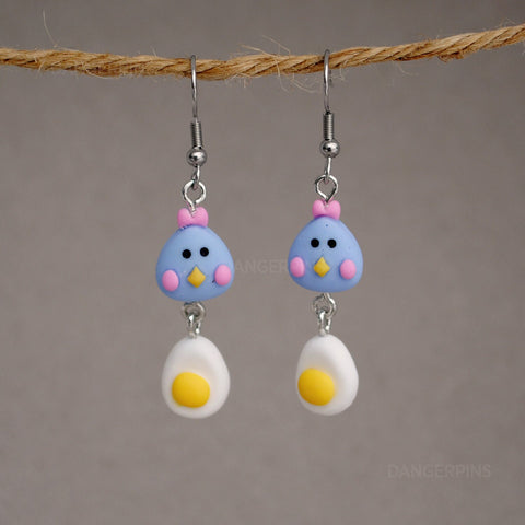 Chicken & Egg earrings