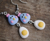 Chicken & Egg earrings