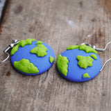 Earth like planets earrings