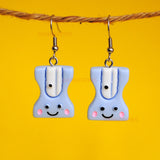 Happy as can be Pencil sharpeners earrings